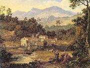 Joseph Anton Koch The Monastery of St.Francis in Sabine Hills, Rome oil painting artist